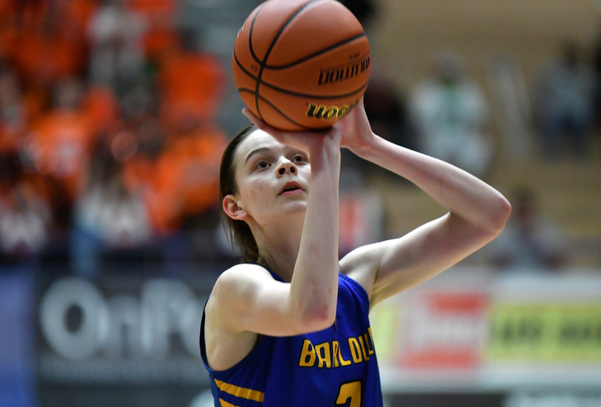 Beaverton Barlow girls basketball Taylor Balkom 46